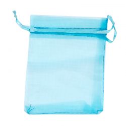 BOLSA ORGANZA 23x16,5 CM- AZUL TURQUESA