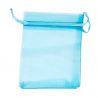 BOLSA ORGANZA 23x16,5 CM- AZUL TURQUESA