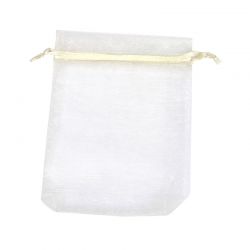 BOLSA DE ORGANZA 17x12 CM- BEIGE