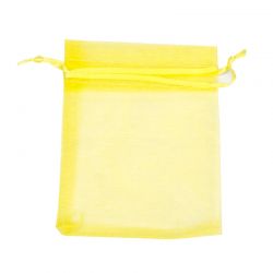BOLSA DE ORGANZA 17x12 CM- AMARILLA