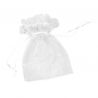 BOLSA ORGANZA BLANCA FILO RIZADO 12*16