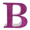 LETRA "B" DE 20 CM- EN ROSA