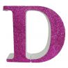 LETRA "D" DE 20 CM- EN ROSA