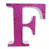 LETRA "F" DE 20 CM- EN ROSA