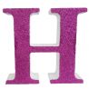 LETRA "H" DE 20 CM- EN ROSA