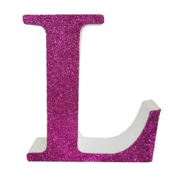 LETRA "L" DE 20 CM- EN ROSA