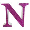 LETRA "N" DE 20 CM- EN ROSA