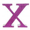 LETRA "X" DE 20 CM- EN ROSA