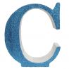 LETRA "C" DE 20 CM- EN AZUL