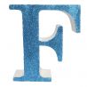 LETRA "F" DE 20 CM- EN AZUL