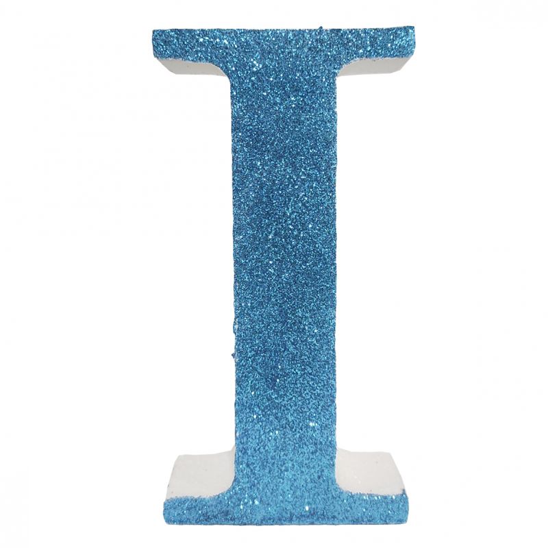 LETRA "I" DE 20 CM- EN AZUL