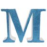 LETRA "M" DE 20 CM- EN AZUL
