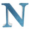 LETRA "N" DE 20 CM- EN AZUL