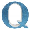 LETRA "Q" DE 20 CM- EN AZUL