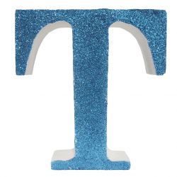 LETRA "T" DE 20 CM- EN AZUL