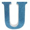 LETRA "U" DE 20 CM- EN AZUL