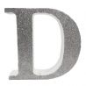 LETRA "D" DE 20 CM- EN PLATA