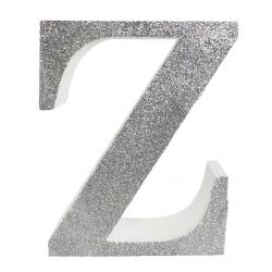 LETRA "Z" DE 20 CM- EN PLATA