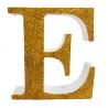 LETRA "E" DE 20 CM- EN ORO
