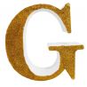 LETRA "G" DE 20 CM- EN ORO