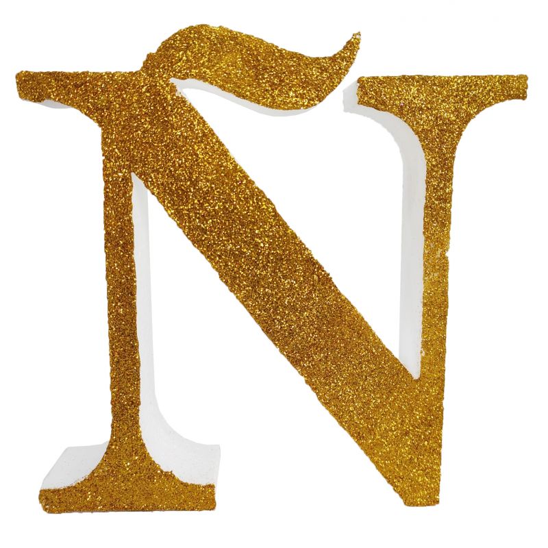 LETRA "Ñ" DE 20 CM- EN ORO