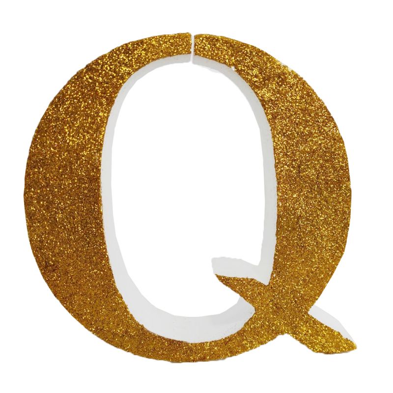LETRA "Q" DE 20 CM- EN ORO