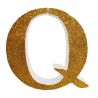 LETRA "Q" DE 20 CM- EN ORO