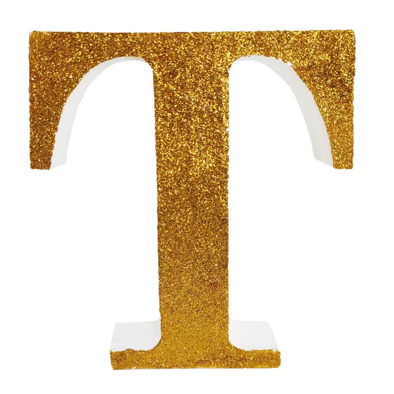 LETRA "T" DE 20 CM- EN ORO
