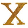 LETRA "X" DE 20 CM- EN ORO