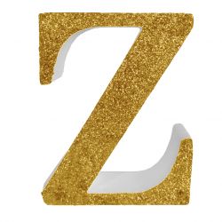 LETRA "Z" DE 20 CM- EN ORO
