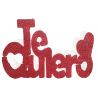 CORCHO TE QUIERO ROJO  20x30+4 cm-