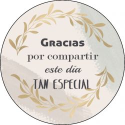 PLIEGO "GRACIAS POR COMPARTIR ESTE DÍA" (Pliego 35uds)