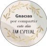 PLIEGO "GRACIAS POR COMPARTIR ESTE DÍA" (Pliego 35uds)