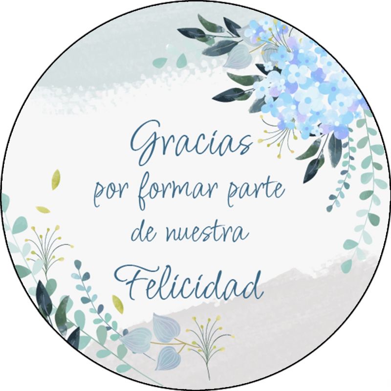 PLIEGO "GRACIAS POR FORMAR PARTE" (Pliego 35uds)