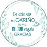 PLIEGO "EN ESTE DÍA TU CARIÑO VERDE" (Pliego 35uds)