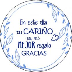 PLIEGO "EN ESTE DÍA TU CARIÑO AZUL" (Pliego 35uds)