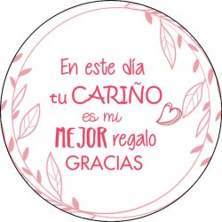PLIEGO "EN ESTE DÍA TU CARIÑO ROSA" (Pliego 35uds)