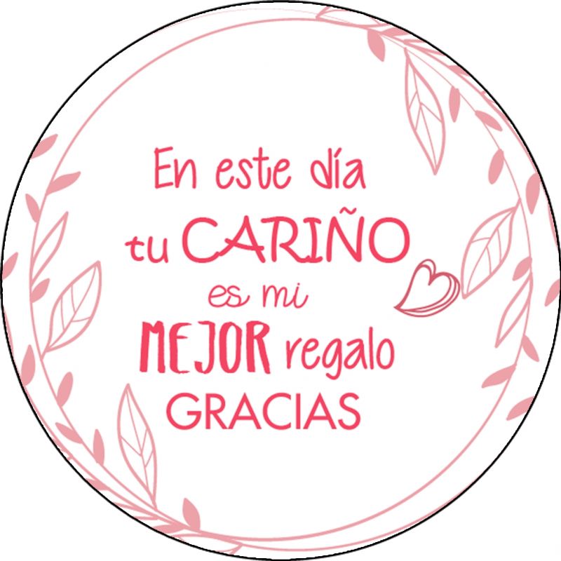 PLIEGO "EN ESTE DÍA TU CARIÑO ROSA" (Pliego 35uds)