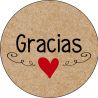 PLIEGO "GRACIAS CON CORAZÓN" (Pliego 35uds)