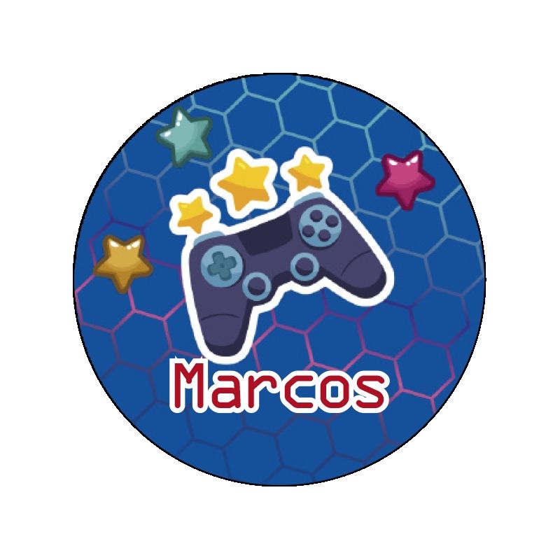 PLIEGO DE PEGATINAS 35 UND PERSONALIZABLE VIDEOJUEGO