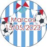 PLIEGO DE PEGATINAS 35 UND PERSONALIZABLE BALON DE FUTBOL