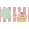PLIEGO DE PEGATINAS 21 UND CUADRADAS GENÉRICAS PERSONALIZADAS 5-7X3CM
