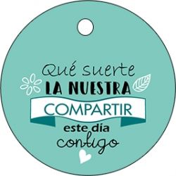 PLIEGO TARJETA REDONDA COMPARTIR ESTE DÍA  20 UD-