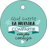 PLIEGO TARJETA REDONDA COMPARTIR ESTE DÍA  20 UD-