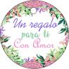 PLIEGO TARJETA REDONDA REGALO PARA TI 20 UD-