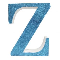 LETRA "Z" DE 20 CM- EN AZUL