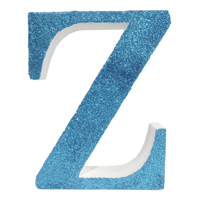 LETRA "Z" DE 20 CM- EN AZUL
