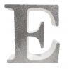 LETRA "E" DE 20 CM- EN PLATA