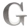 LETRA "G" DE 20 CM- EN PLATA