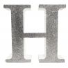 LETRA "H" DE 20 CM- EN PLATA